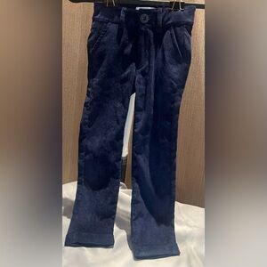 Navy Blue Velvet Pants